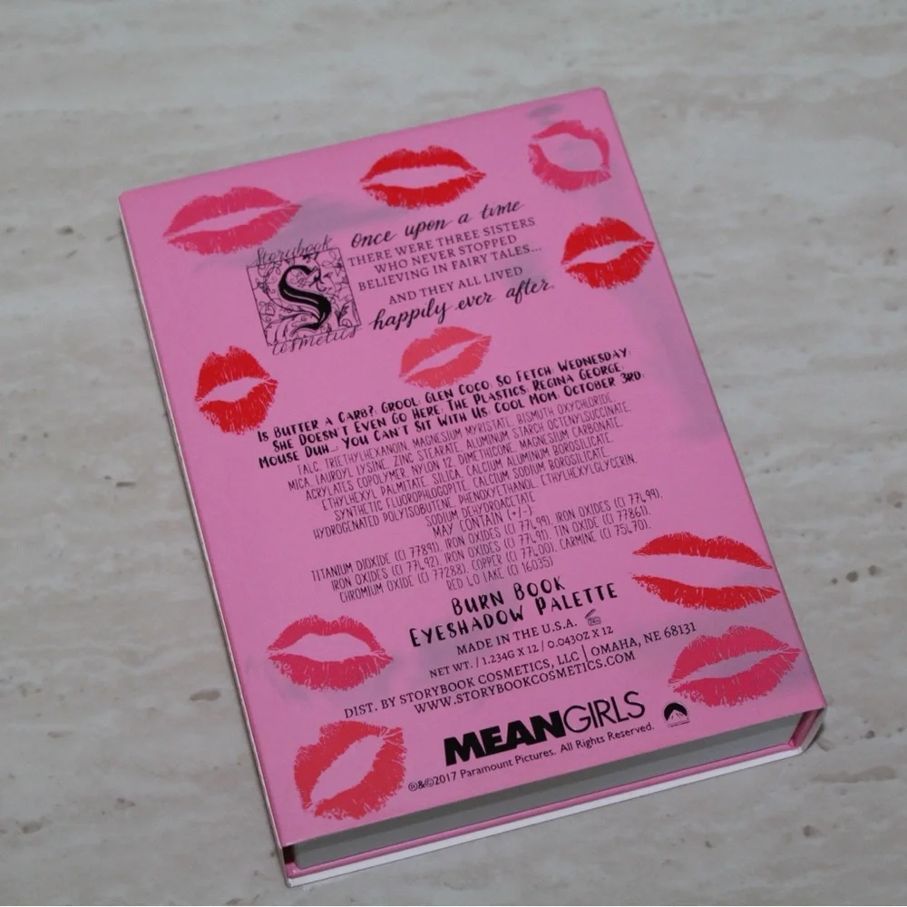 Storybook Cosmetics x Mean Girls Burn Book Storybook Eyeshadow Palette
